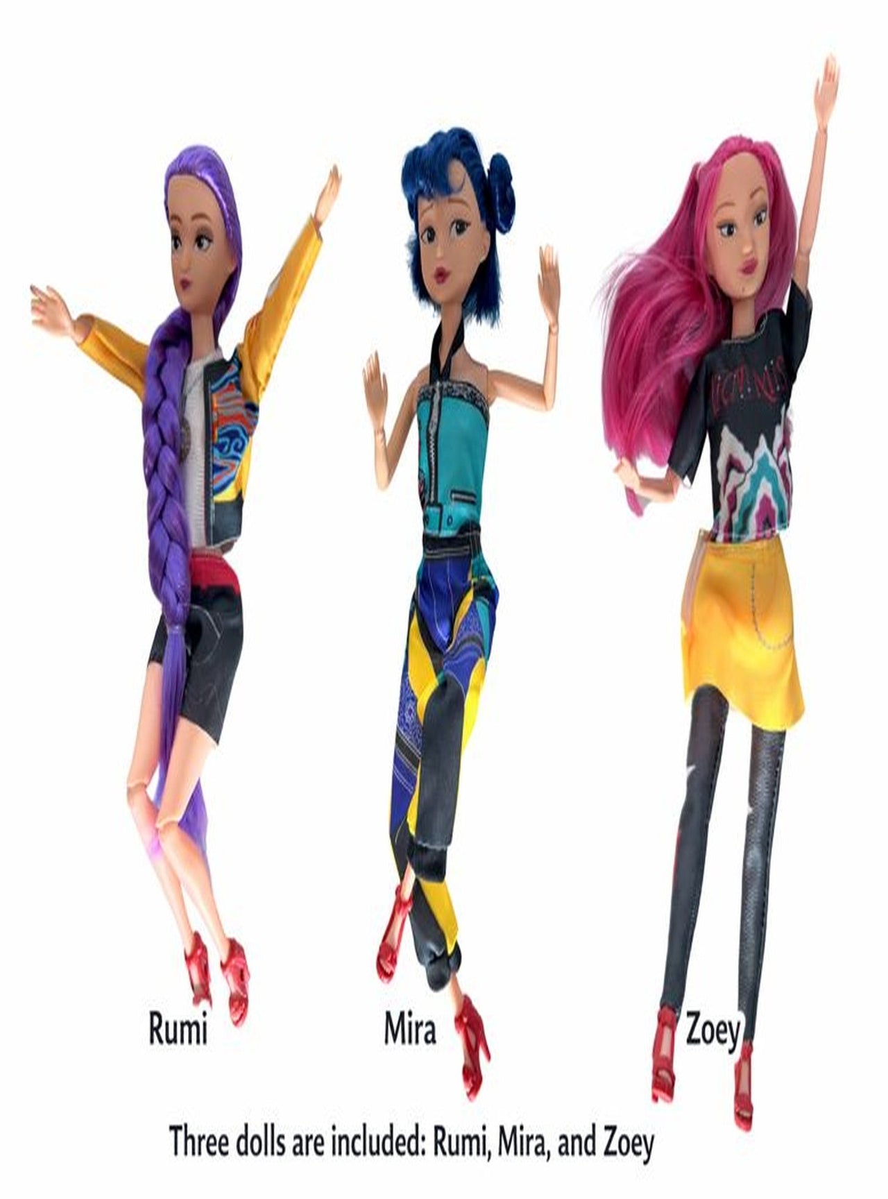 Demon Hunter Trio – 3-Pack (Rumi, Mira & Zoey)