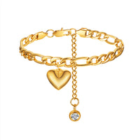 Thumbnail for Anklet For Women Gold Color Stainless Steel Cuban Link Ankle Bracelets