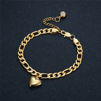 Thumbnail for Anklet For Women Gold Color Stainless Steel Cuban Link Ankle Bracelets