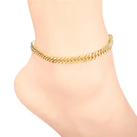 Thumbnail for Vintage Ankle Bracelet For Women Bohemian Gold Color Cuban Anklets