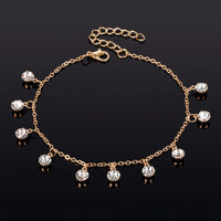 Thumbnail for Vintage Fashion Pendant Crystal Anklet For Women Link Chin Bohemian