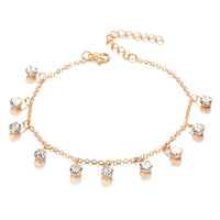 Thumbnail for Vintage Fashion Pendant Crystal Anklet For Women Link Chin Bohemian