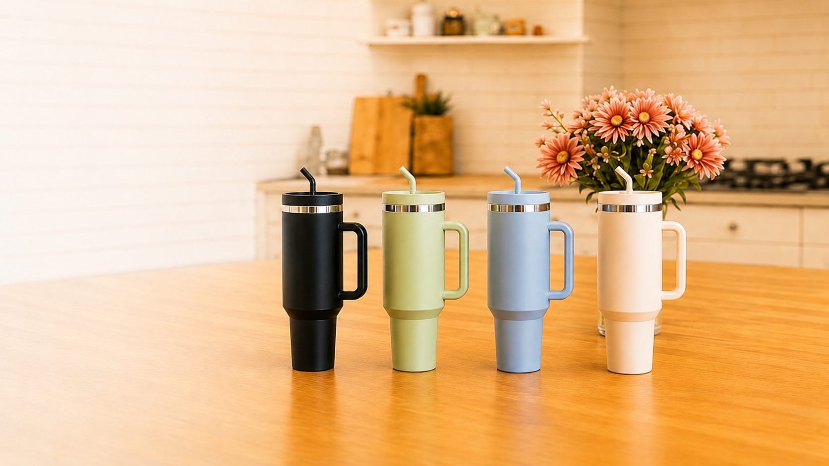 40oz Insulated Tumbler with Handle