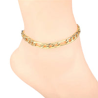 Thumbnail for Vintage Ankle Bracelet For Women Bohemian Gold Color Cuban Anklets
