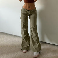 Thumbnail for Parachute Pants Y2k Vintage Cargo Pants Women Streetwear Sweatpants
