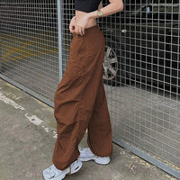 Thumbnail for Parachute Pants Y2k Vintage Cargo Pants Women Streetwear Sweatpants