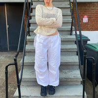 Thumbnail for Parachute Pants Y2k Vintage Cargo Pants Women Streetwear Sweatpants