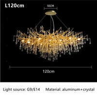 Thumbnail for New Luxury LED Crystal Chandeliers Modern Ceiling Hanging Lamp lustre