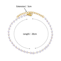 Thumbnail for Stainless Steel Bead Chain Anklets for Women Accessories Gold Color