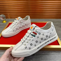 Thumbnail for European New Shoes for Men Genuine Leather Casual Shoes Trend Print