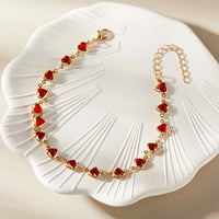 Thumbnail for Vintage Boho Love Heart Crystal Colorful Anklet for Women Butterfly