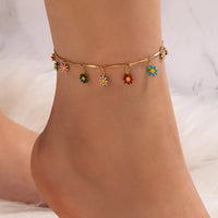 Thumbnail for Vintage Boho Rhinestone Butterfly Pendant Anklet For Women Bohemian