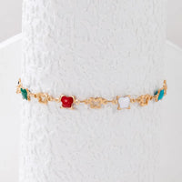 Thumbnail for Vintage Boho Rhinestone Butterfly Pendant Anklet For Women Bohemian