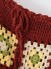 Thumbnail for Fitshinling Bohemian Vintage Pants Handmade Crochet Patchwork