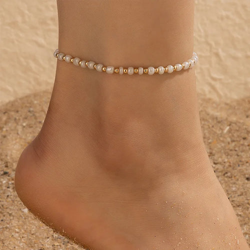 Vintage Boho Rhinestone Butterfly Pendant Anklet For Women Bohemian