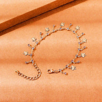 Thumbnail for Vintage Boho Rhinestone Butterfly Pendant Anklet For Women Bohemian