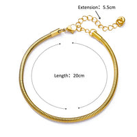 Thumbnail for Stainless Steel Bead Chain Anklets for Women Accessories Gold Color