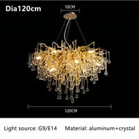 Thumbnail for New Luxury LED Crystal Chandeliers Modern Ceiling Hanging Lamp lustre