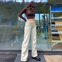 Thumbnail for Floral Vintage Women Jeans Fashion Streetwear Ripped Baggy Boyfriend