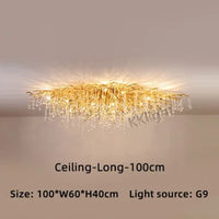 Thumbnail for New Luxury LED Crystal Chandeliers Modern Ceiling Hanging Lamp lustre