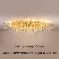 Thumbnail for New Luxury LED Crystal Chandeliers Modern Ceiling Hanging Lamp lustre