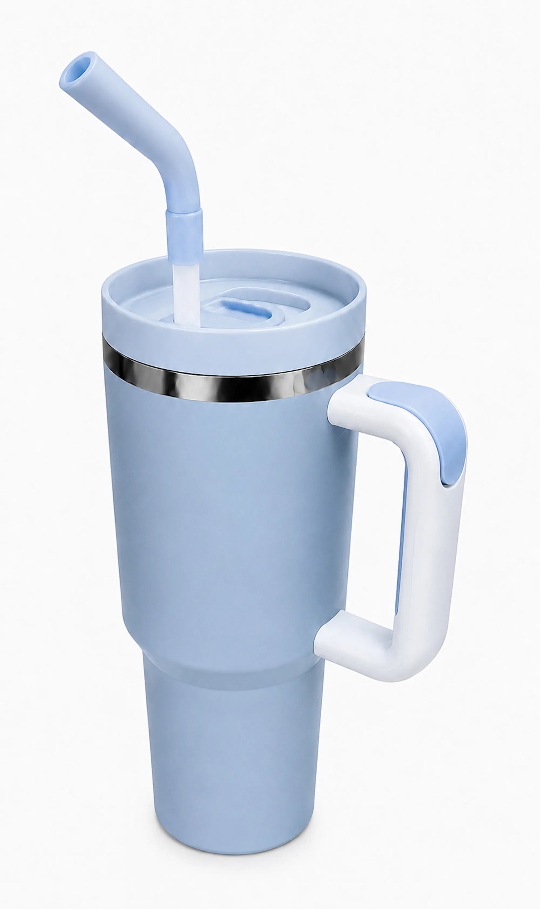 Blue tumbler — 40oz Insulated Tumbler That Keeps Drinks Cold For 24+ Hours