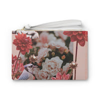 Thumbnail for Floral Grunge Design Zipped Clutch BagFloral Zipped Clutch Bag - Designed with a loop handle to quickly free your hands, this clutch bag is made for the fashionista on the go. It can hold everyday essentHandbagsEXPRESS WOMEN'S FASHIONYellow PandoraFloral Grunge Design Zipped Clutch Bag
