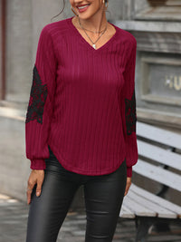 Thumbnail for Women's new solid color knitted sweater bottoming top