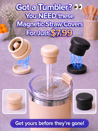 Magnetic silicone straw cover caps for 40oz insulated stainless steel travel tumblers with leak resistant straw lids in pearl white and black reusable tumbler accessories