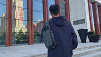 Waterproof Anti-Theft Men’s Chest Bag with USB Port – Multi-Function Crossbody Sling Travel Bag