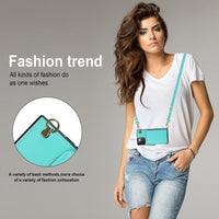 Thumbnail for Zipper Wallet Case with Adjustable Crossbody Strap for iphone