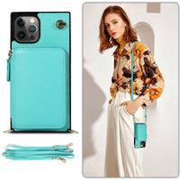 Thumbnail for Zipper Wallet Case with Adjustable Crossbody Strap for iphone