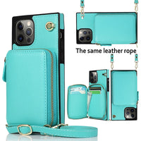 Thumbnail for Zipper Wallet Case with Adjustable Crossbody Strap for iphone