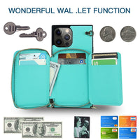 Thumbnail for Zipper Wallet Case with Adjustable Crossbody Strap for iphone