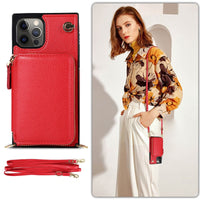 Thumbnail for Zipper Wallet Case with Adjustable Crossbody Strap for iphone