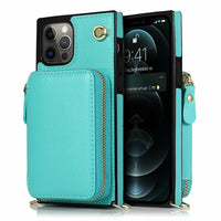 Thumbnail for Zipper Wallet Case with Adjustable Crossbody Strap for iphone