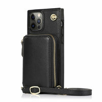 Thumbnail for Zipper Wallet Case with Adjustable Crossbody Strap for iphone