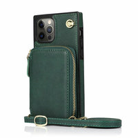 Thumbnail for Zipper Wallet Case with Adjustable Crossbody Strap for iphone